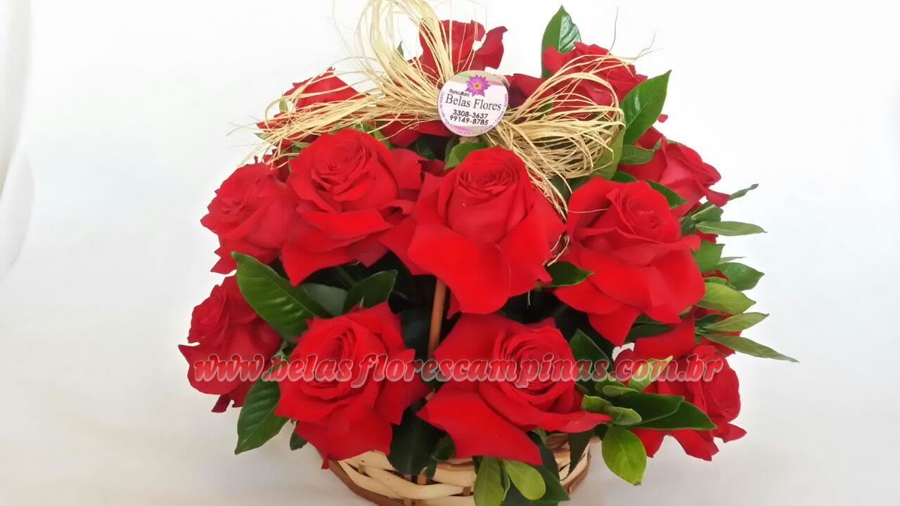 Cesta De Flores Cf Floricultura Online Belas Flores Campinas