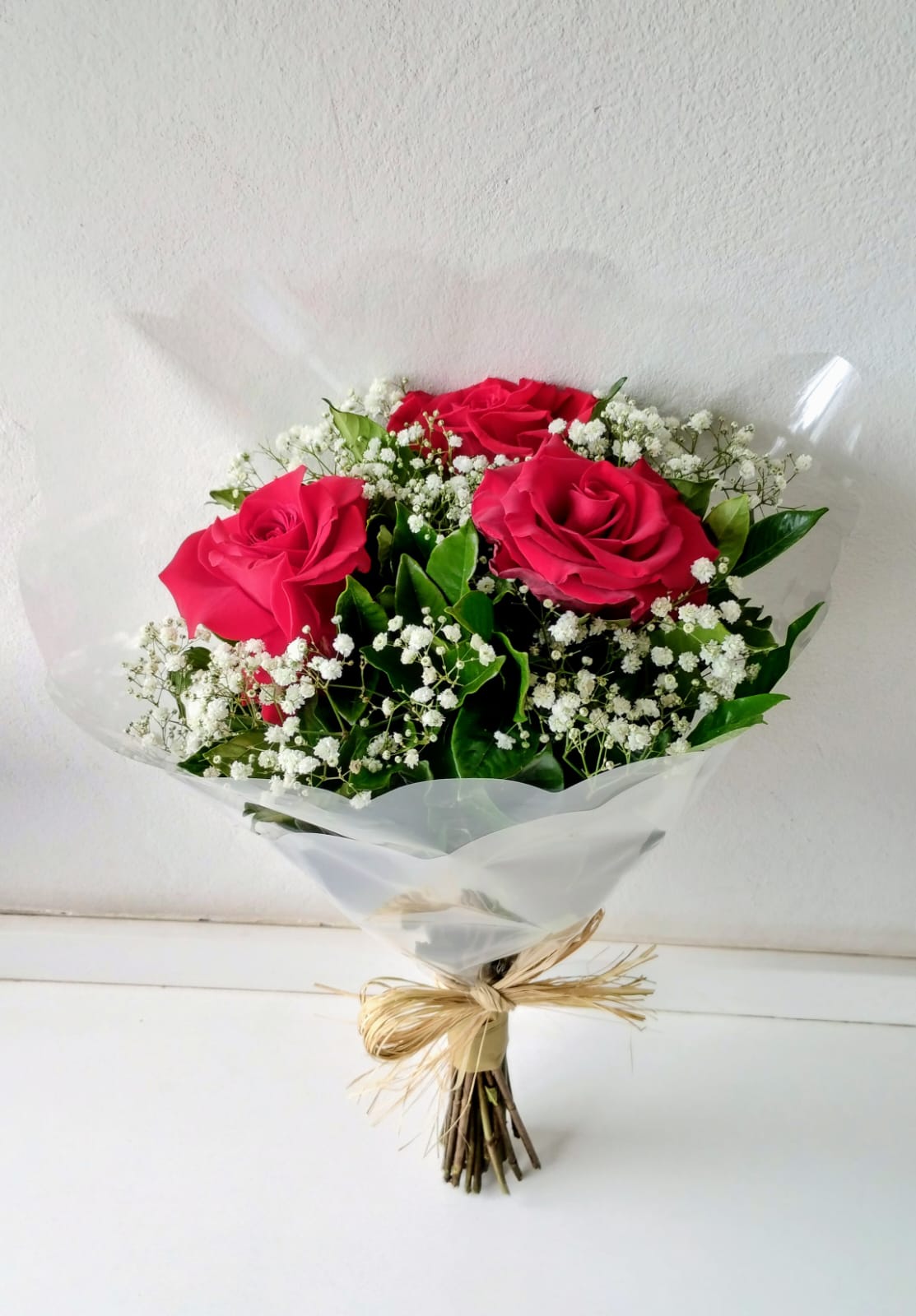 Buquê com 3 Rosas Colombianas
