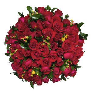 Buquê Inesquecível com 100 Rosas especiais