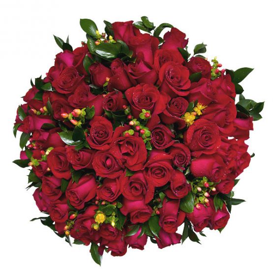 Buquê Inesquecível com 100 Rosas especiais
