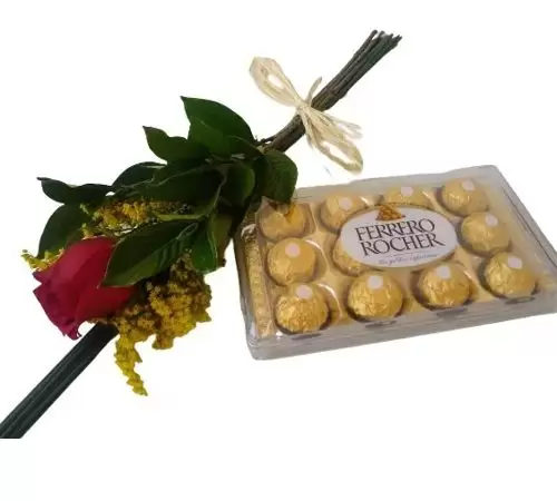 Rosa Unitária com Ferrero Rocher